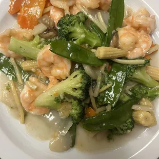 Shrimp with Chinese Vegetables
