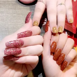 Alyssa , Tina and Julie nail tech :D!
