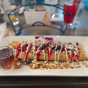 Granola Berry Crepes