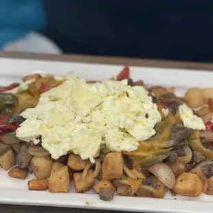 a plate of food