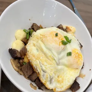 My boyfriends short rib beef poutine. He liked it!