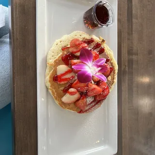 Strawberry Cheesecake Pancakes