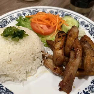 #24 - Charbroiled Chicken Serve with Rice