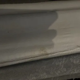 Edge of mattress - blood stains ?