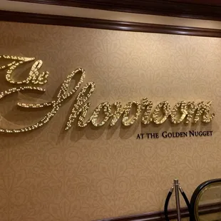 Sign on the second floor by the escalator to the theatre level.