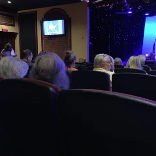 The theatre left seats.