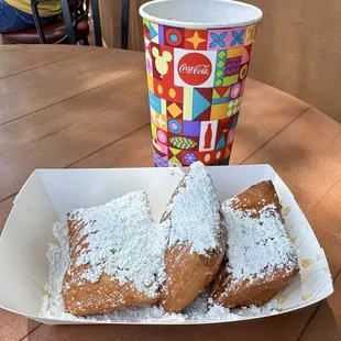 Tiana&apos;s Famous Beignets and  Assorted Fountain Beverages