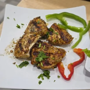 chicken wings and fried chicken, food