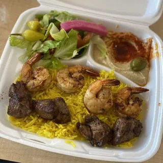 Lamb Kabob Plate