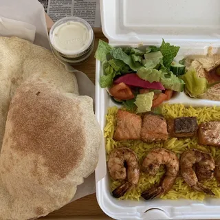Shrimp Kabob Plate