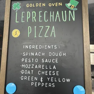 Specialty pizza