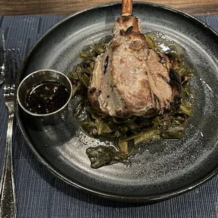 Heritage Pork Chop Dinner