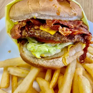 1/4 lb. Colossal cheeseburger