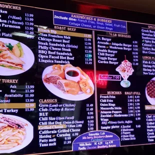 Lunch and Dinner Menu Dec 2021