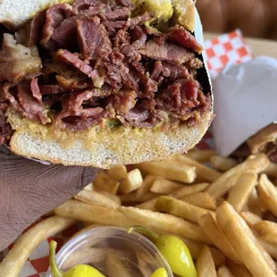 Pastrami and fries