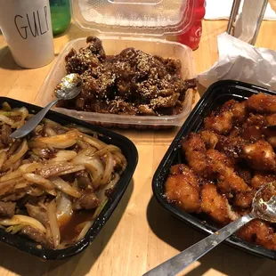 This was after we served our first plates.