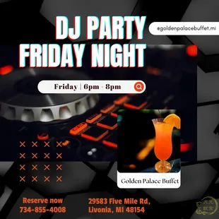 Join us every Friday from 6 PM to 8 PM for Happy Hour！