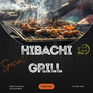 More Than Just a Buffet - Try Our Hibachi Grill!