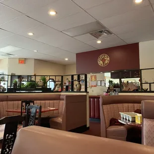 the interior of the restaurant