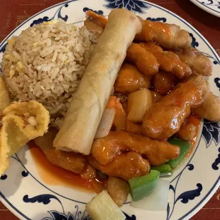 Sweet and sour chicken