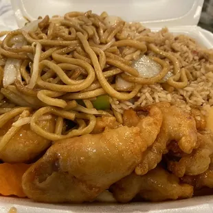 Sweet and sour pork plate