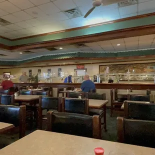 the interior of a restaurant