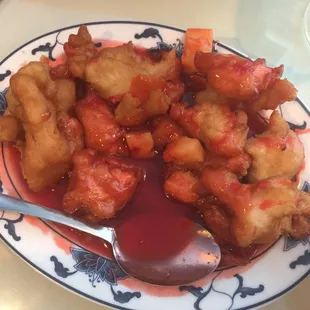 Sweet and sour chicken