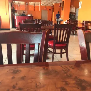 The main dining area