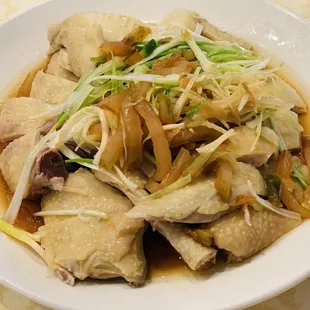 Steamed chicken