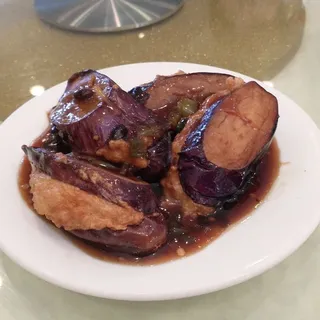 D44. / Stuffed Eggplant with Minced Shrimp