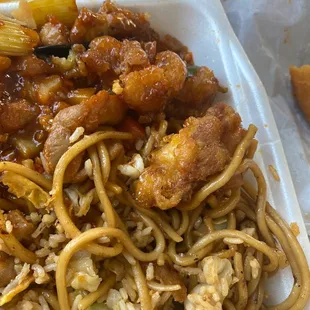 Old orange chicken smells horrible