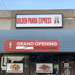 Front of the restaurant