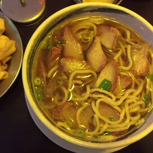 Roast Pork noodle soup. The best and you can get it with either chicken or shrimp. Delicious. This place has the best fried rice around.