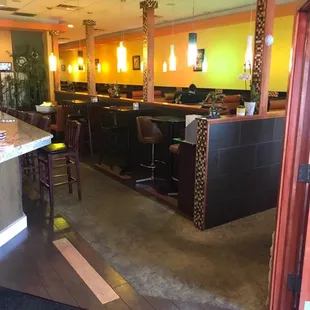 Dining area. Very clean restaurant.