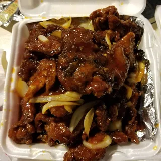 Fried Pork Chop with Peking Sauce