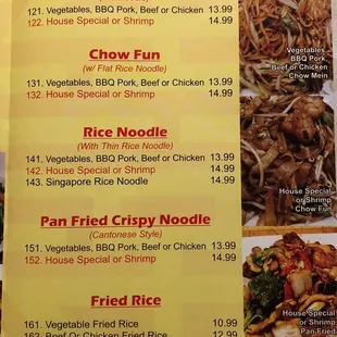 As of 10/13/22, Menu, page 4