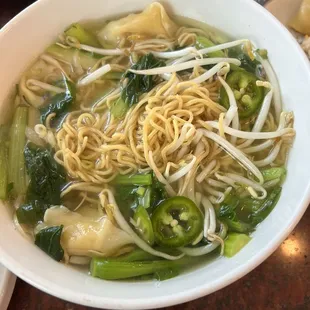 Wonton Noodle Soup