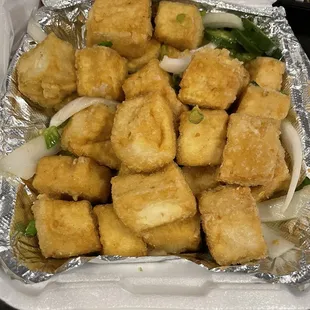 Fried tofu