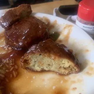 165. BBQ Pork Egg Foo Young