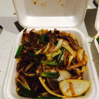 96. Ginger Beef with Green Onion