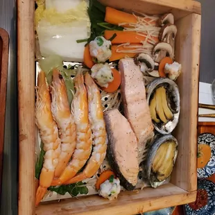 Seafood main dish for 2