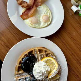 Blueberry Waffles (daily special)