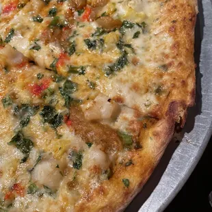 Shrimp Gourmet Pizza with Tikka Sauce