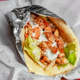 Chicken pita