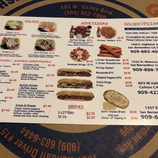 ramen and noodles, menu