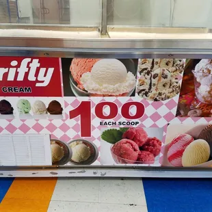Ice cream for 1 dollar