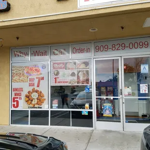 Promos on the windows