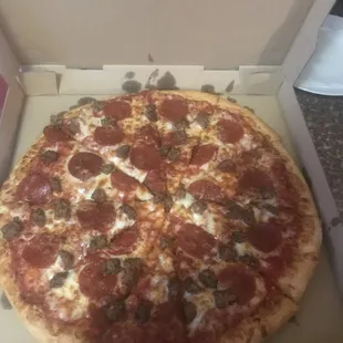 pizza, food