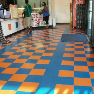 More trash on the floor