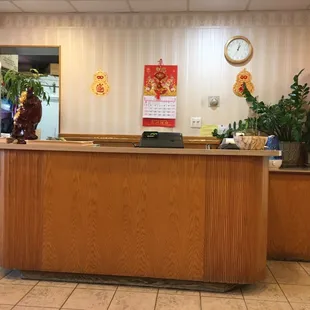 the front desk